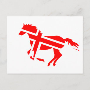 Carte Postale Cheval signalé