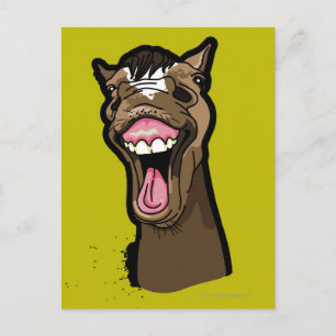 Carte Postale Cheval souriant