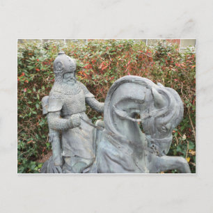 Carte Postale Chevalier à cheval