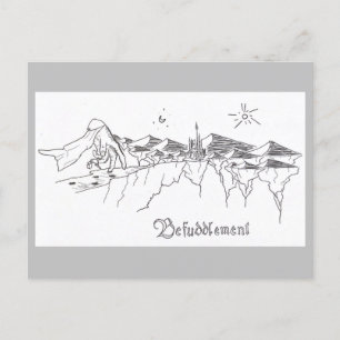 Carte Postale Chevalier à main