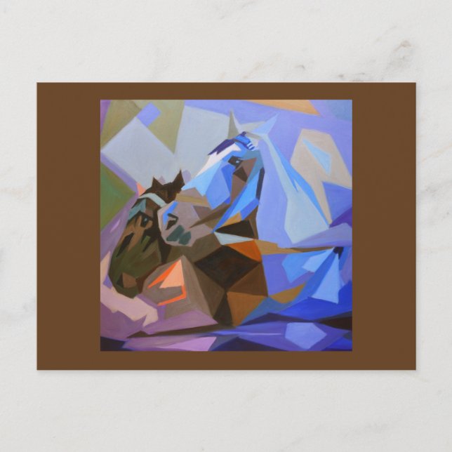 Carte Postale Chevaux II (Devant)