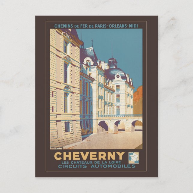 Carte Postale Cheverny (Devant)