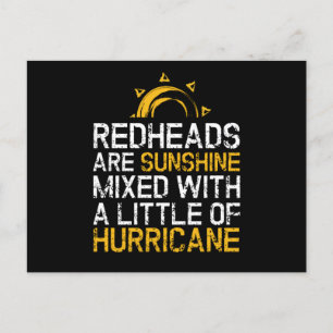 Carte Postale Cheveux rouges Mc1r Sunshine