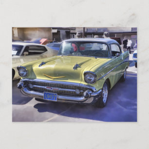 CARTE POSTALE CHEVROLET 1957
