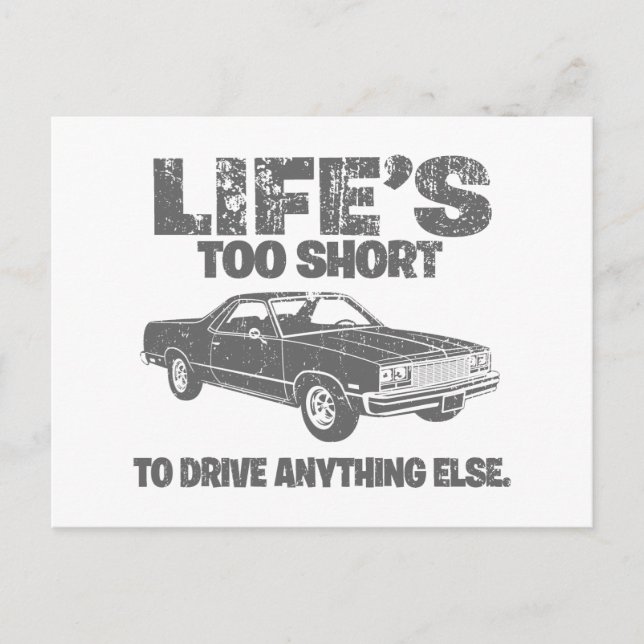 Carte Postale Chevrolet El Camino 1977 (Devant)