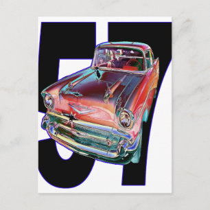 Carte Postale Chevy 1957