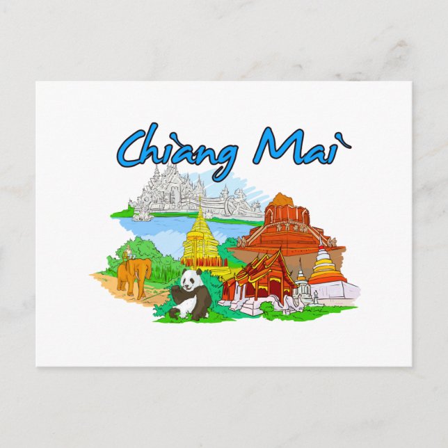 Carte Postale Chiang Mai - Thaïlande.png (Devant)