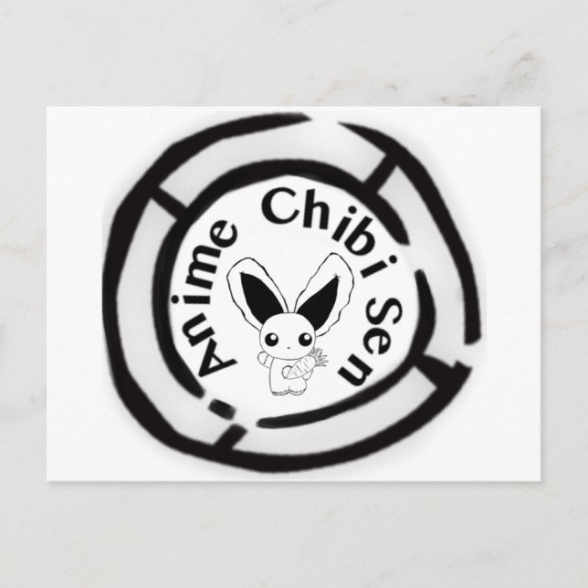 Carte Postale Chibi Bunny (Devant)