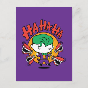 Carte Postale Chibi Joker Avec Dents De Jouet