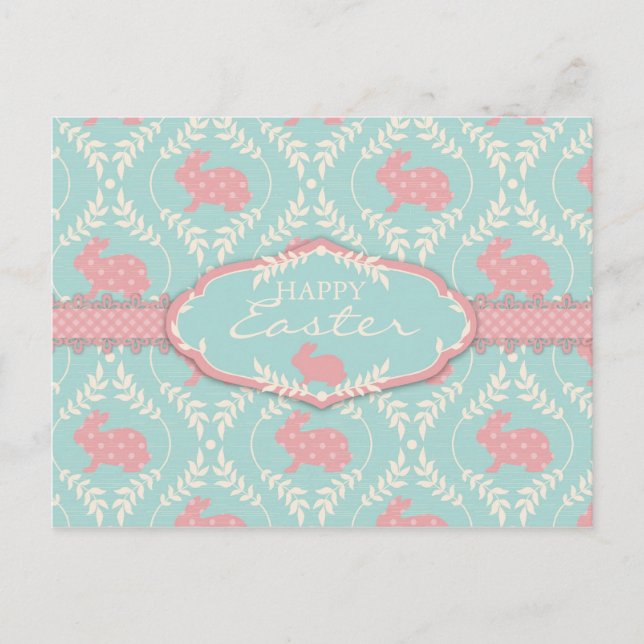 Carte postale chic Bunny (Devant)