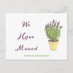 Carte Postale Chic Changement d'adresse   Faire-part de déplacem
