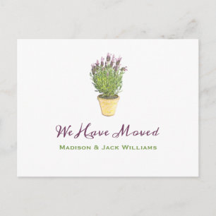 Carte Postale Chic Changement d'adresse   Faire-part de déplacem