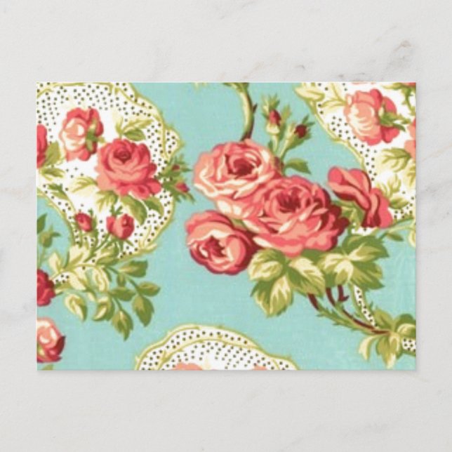 Carte Postale   Chic Floral (Devant)