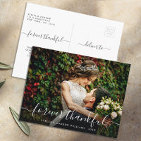 Chic Forever Thankful Script Merci Photo
