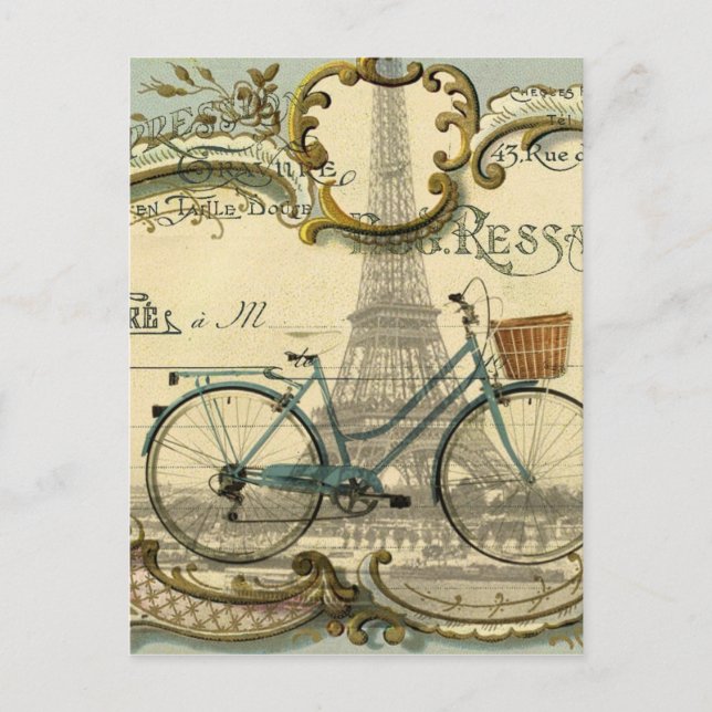 Carte Postale chic traveller vintage (Devant)