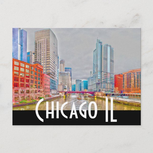 Carte Postale chicago (Devant)