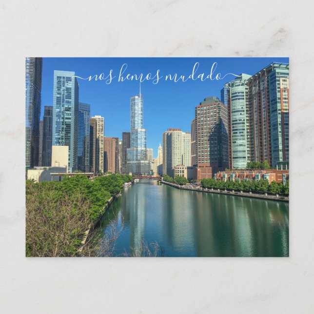 Carte postale Chicago Anuncio de Mudanza (Devant)