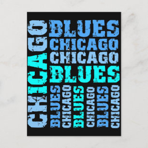 CARTE POSTALE CHICAGO BLUES
