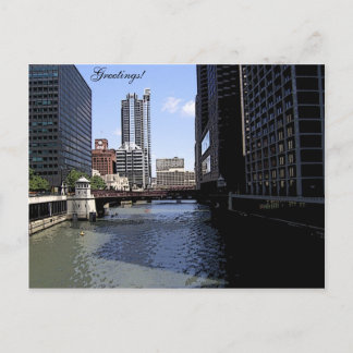 Carte Postale Chicago by River