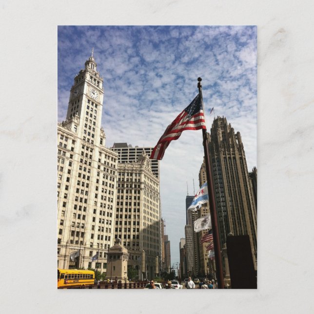 Carte Postale Chicago, États-Unis (Devant)