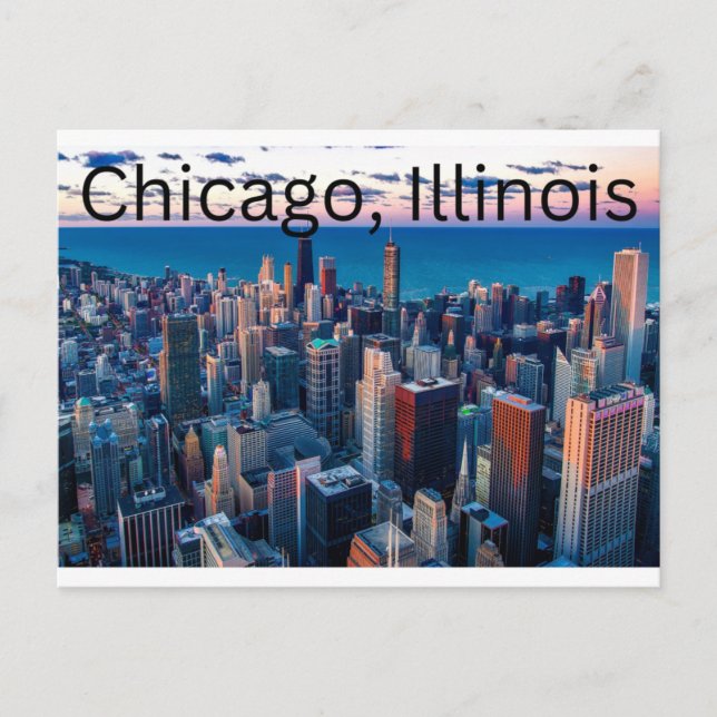 Carte postale Chicago, Illinois (Devant)