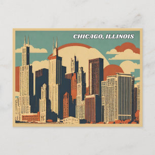 Carte Postale Chicago, Illinois