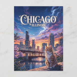 Carte Postale Chicago Illinois