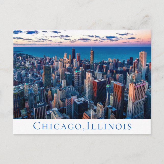 Carte Postale Chicago Illinois ( IL ) États-Unis, Amérique États (Devant)