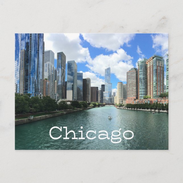 Carte Postale Chicago Illinois ( IL ) États-Unis, Amérique États (Devant)