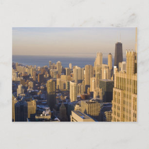 Carte Postale Chicago, Illinois, vue panoramique depuis la Sears