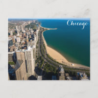 Chicago Lake Michigan Coast Skyline Photo