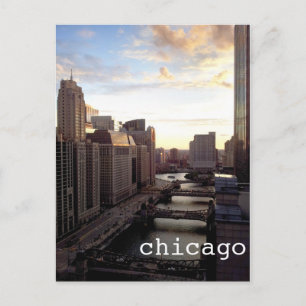 Carte Postale Chicago River Vue de Marina City
