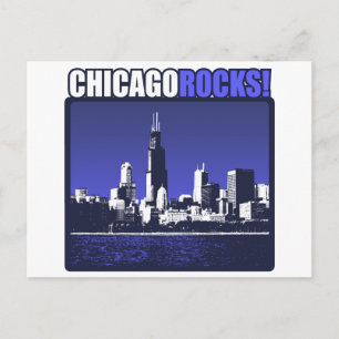 Carte Postale Chicago Rocks !