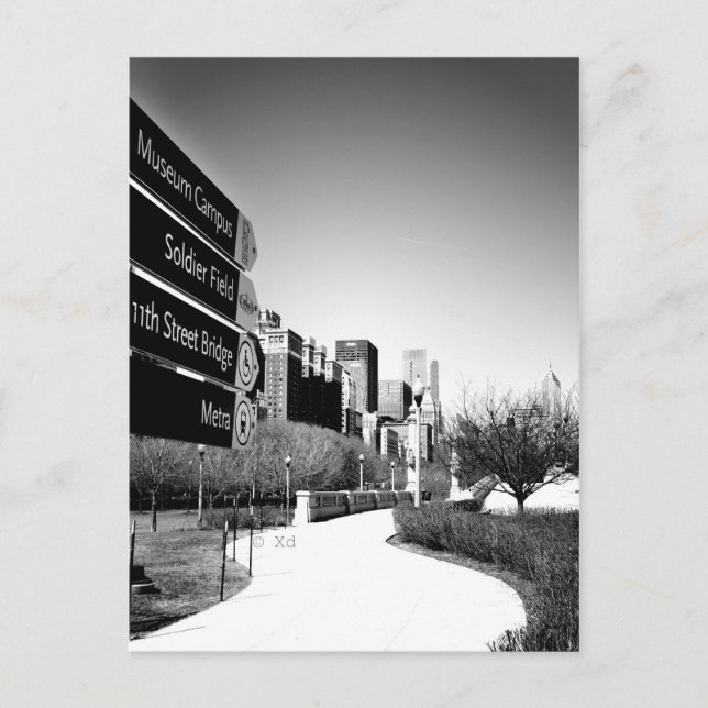 Carte postale Chicago This Way (Devant)