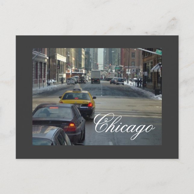 Carte postale Chicago Winter (Devant)