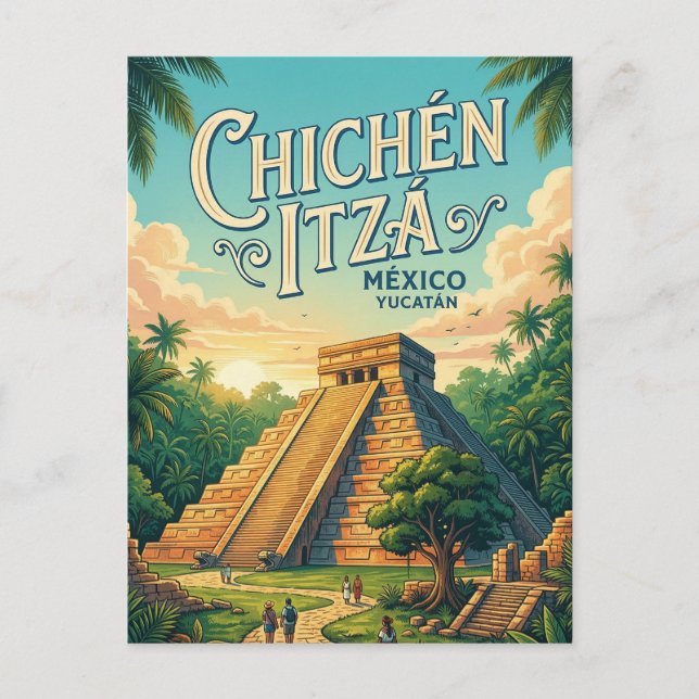 Carte Postale Chichén Itzá (Devant)