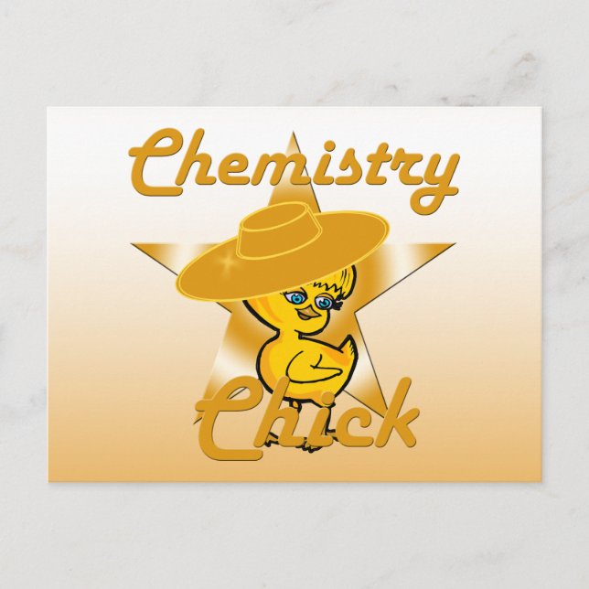 Carte Postale Chick de chimie #10 (Devant)