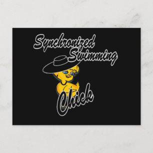 Carte Postale Chick de natation synchronisée #4