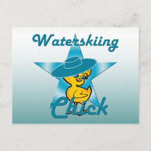 Carte Postale Chick de ski nautique #7