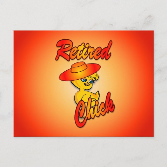 Carte Postale Chick retraité #5 (Devant)