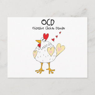 Carte Postale Chicken in Love