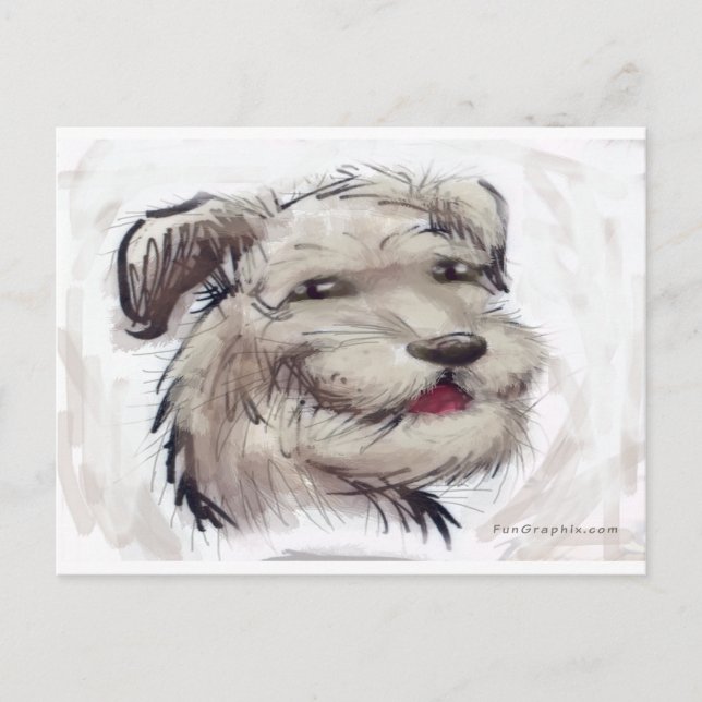 Carte Postale Chien (Devant)