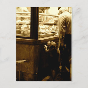 Carte Postale Chien affamé en Italie