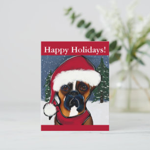 Carte Postale Chien de boîte