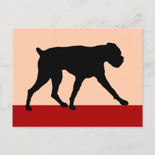Carte Postale Chien de boîte d'art moderne