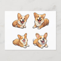 chien de chiot de jument corgi