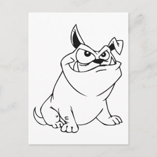 Carte Postale Chien de dessin