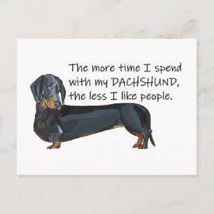 Carte Postale Chien de Funny