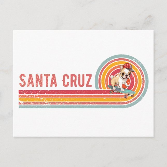 Carte Postale Chien de ville de Père Noël Cruz (Devant)