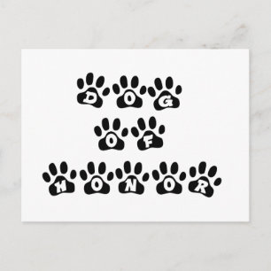 Carte Postale Chien d'honneur